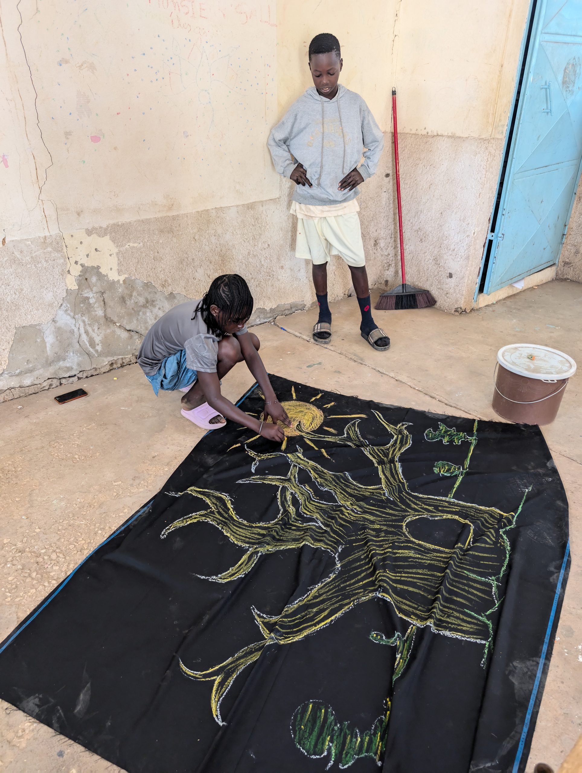 Fresque du baobab