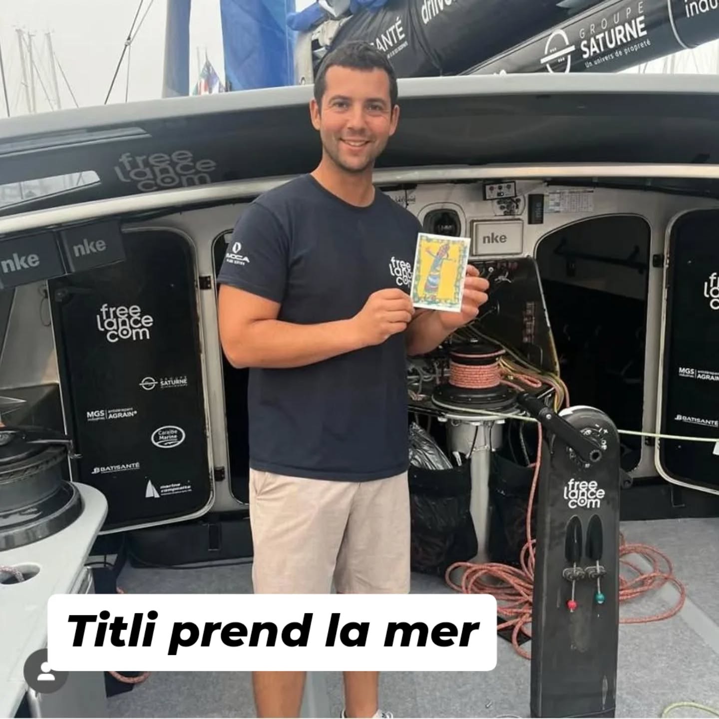 Le voyage de Titli en voilier autour du monde avec Guirec Soudée
